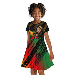 The Father of Reggae Kid Short Sleeve Dress - Legendary Birthday Tribute