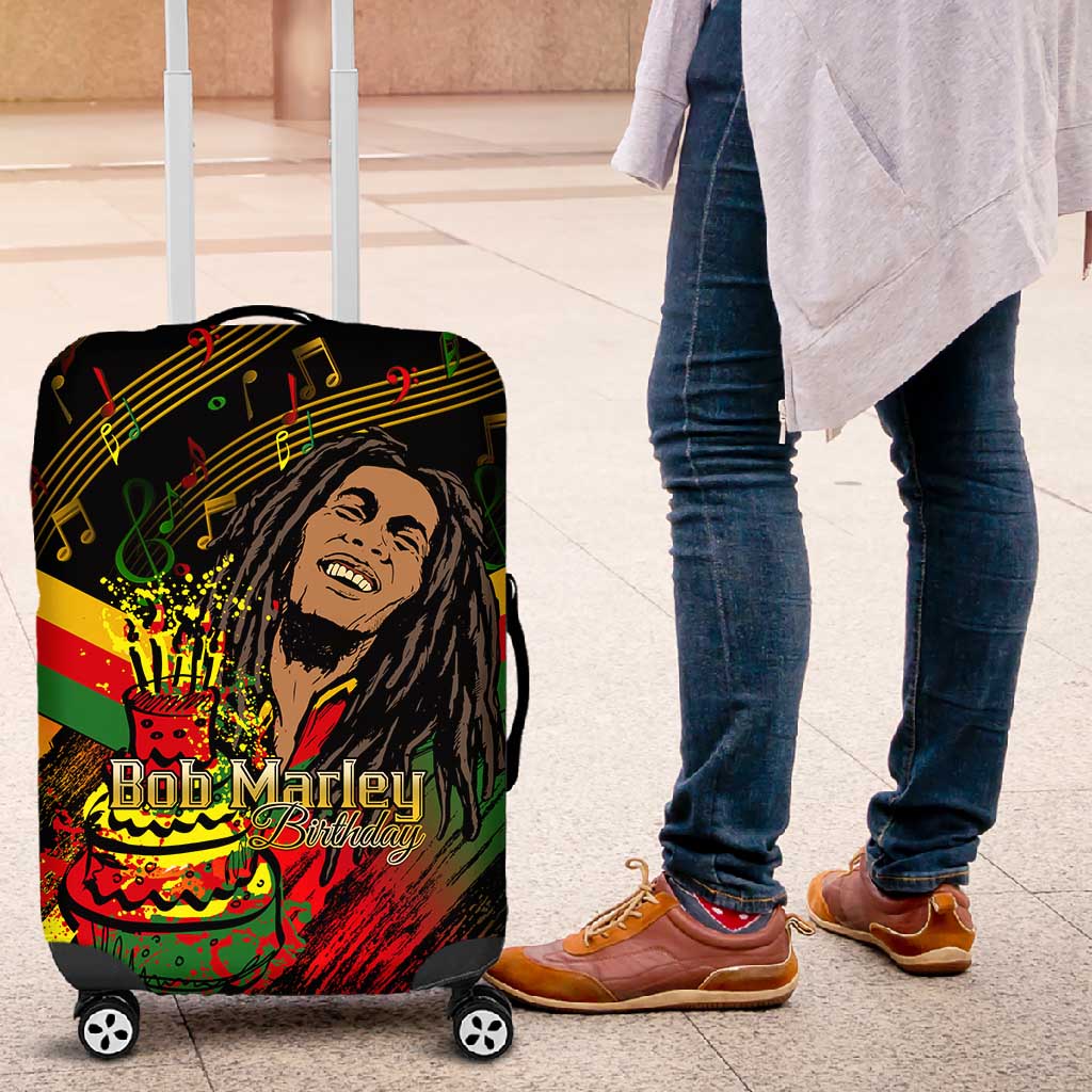 The Father of Reggae Luggage Cover - Legendary Birthday Tribute