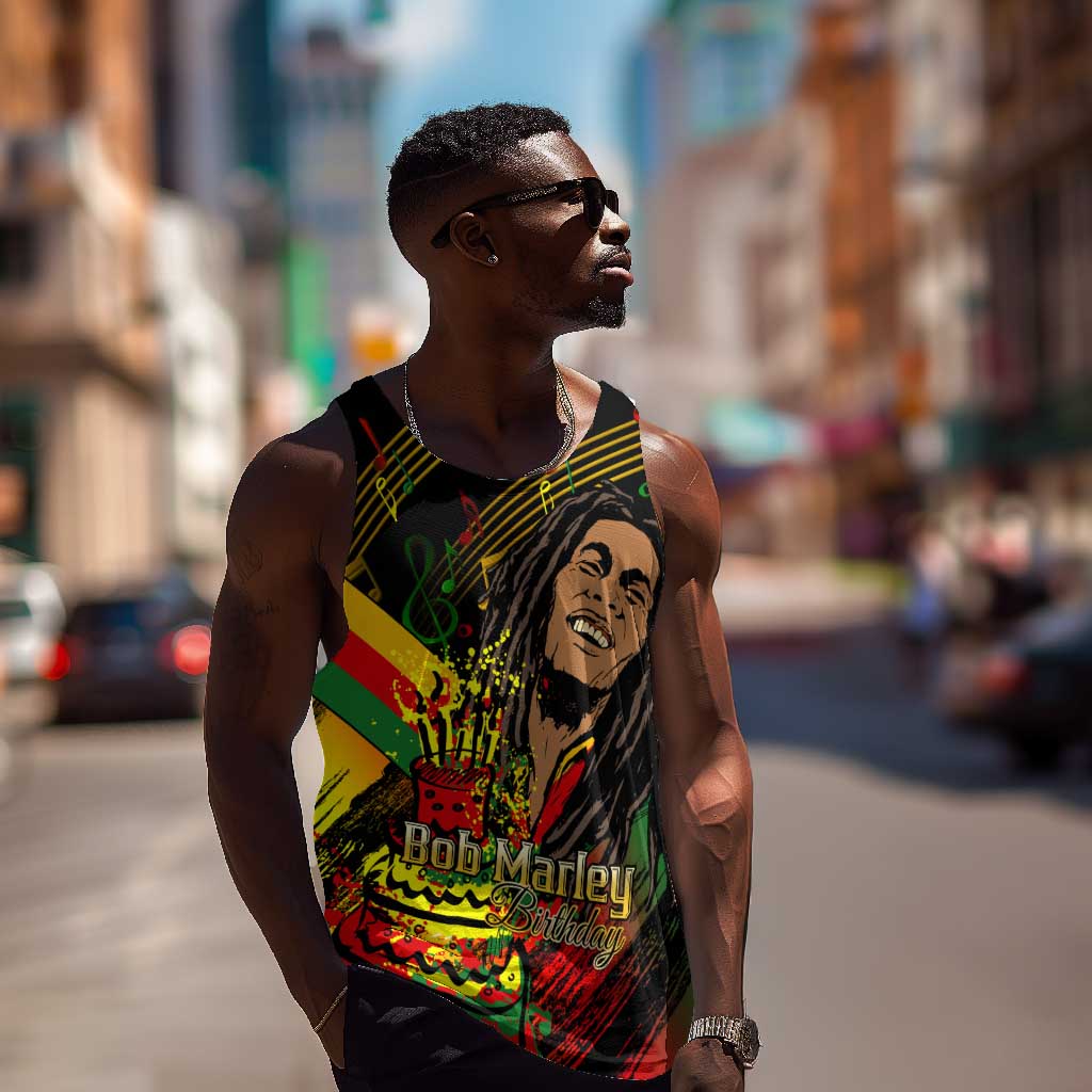 The Father of Reggae Men Tank Top - Legendary Birthday Tribute