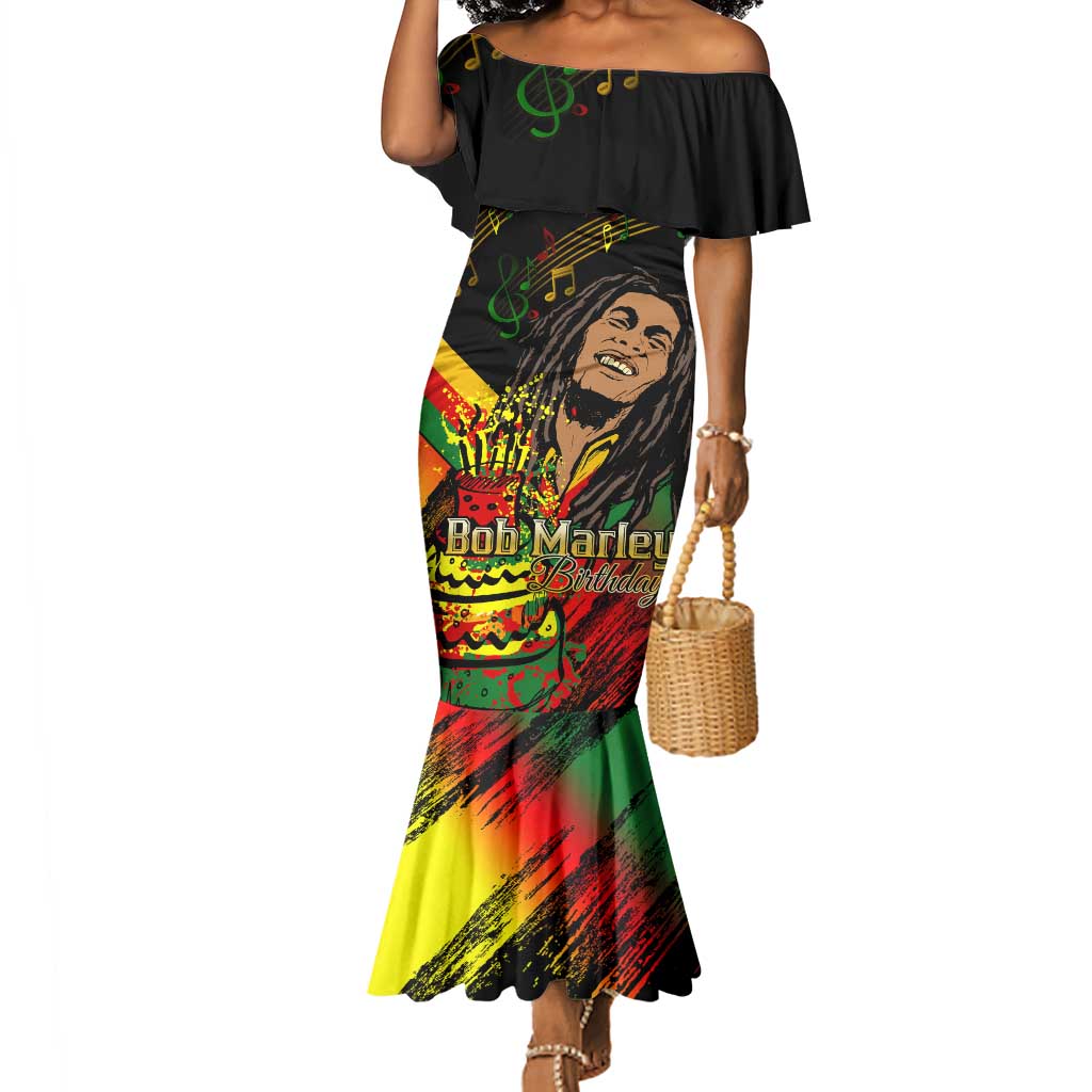 The Father of Reggae Mermaid Dress - Legendary Birthday Tribute