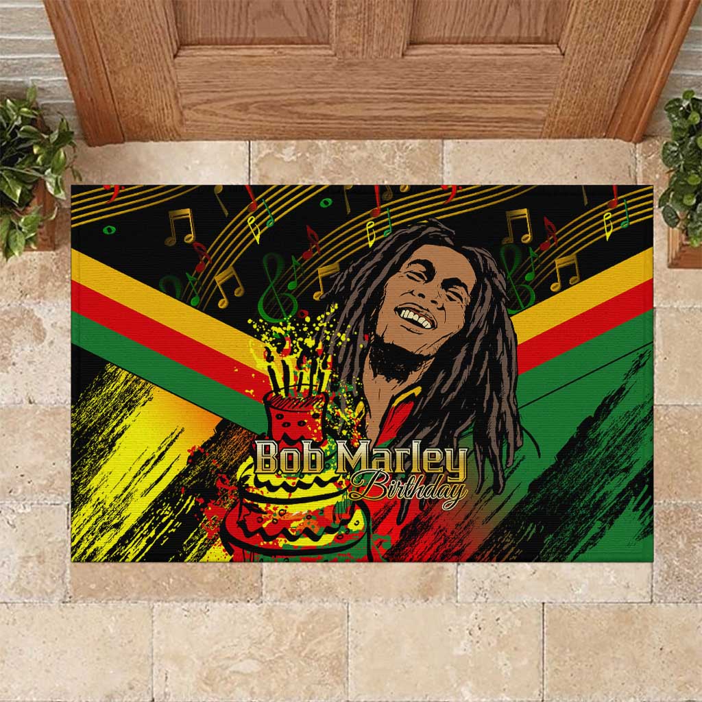 The Father of Reggae Rubber Doormat - Legendary Birthday Tribute