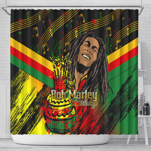 The Father of Reggae Shower Curtain - Legendary Birthday Tribute