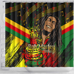 The Father of Reggae Shower Curtain - Legendary Birthday Tribute