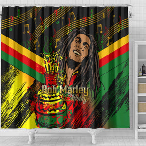 The Father of Reggae Shower Curtain - Legendary Birthday Tribute