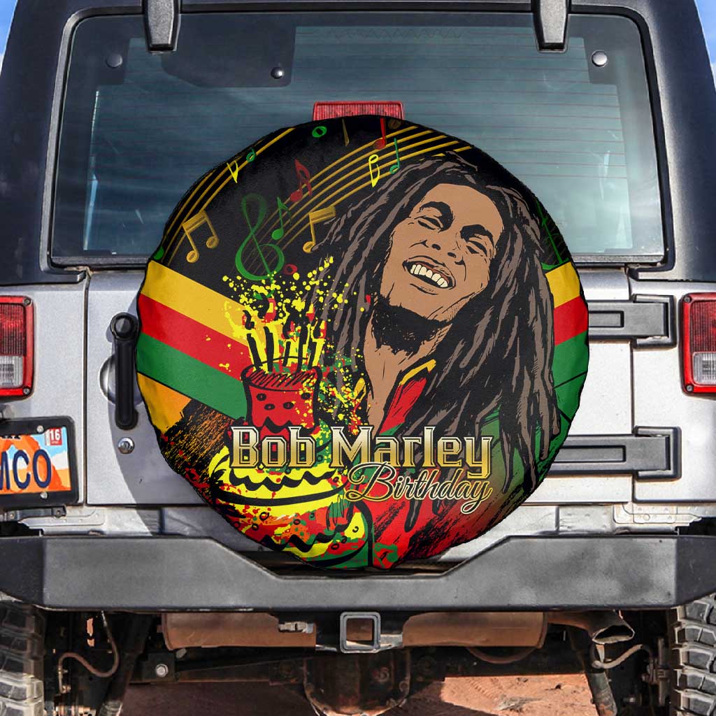 The Father of Reggae Spare Tire Cover - Legendary Birthday Tribute