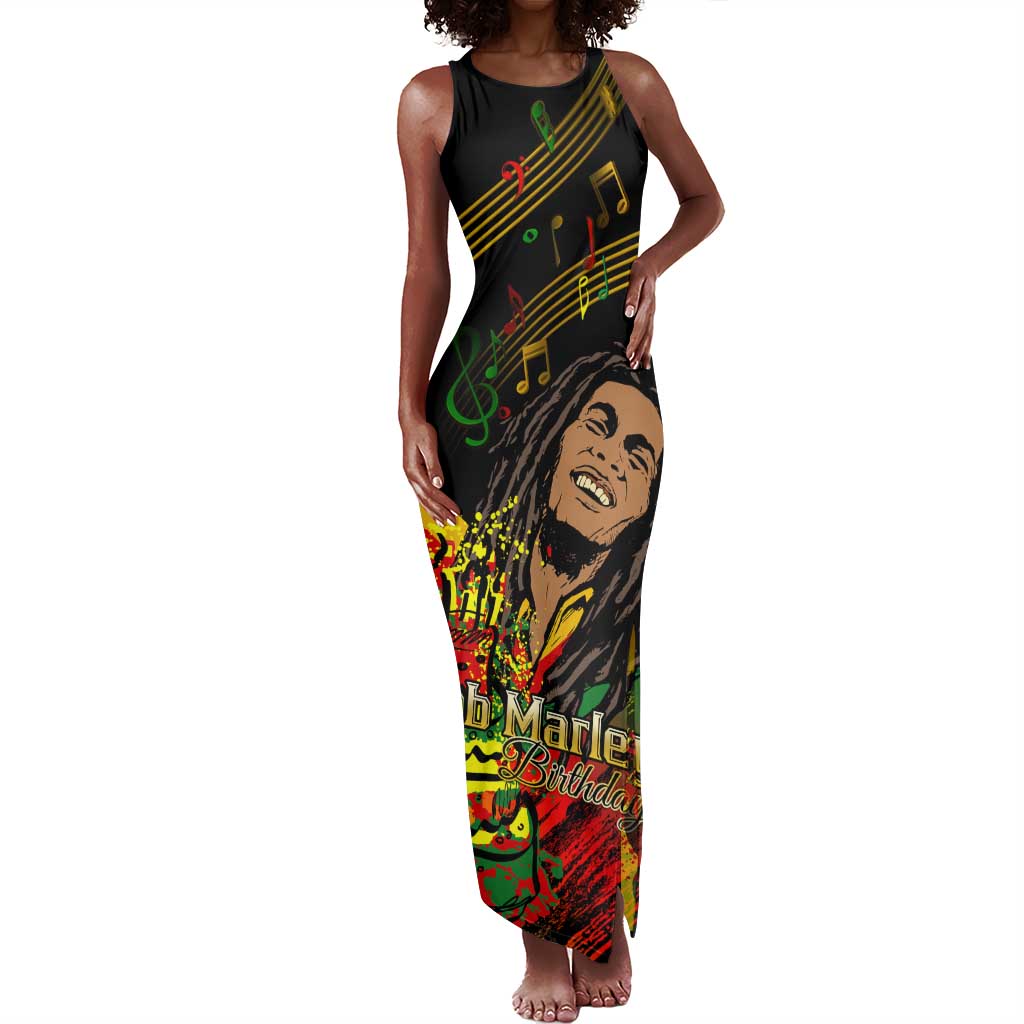 The Father of Reggae Tank Maxi Dress - Legendary Birthday Tribute