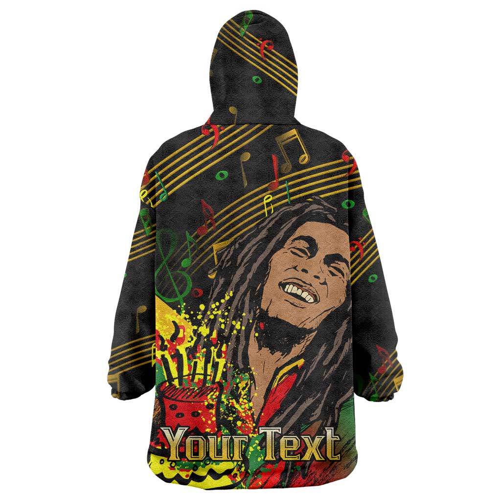 The Father of Reggae Wearable Blanket Hoodie - Legendary Birthday Tribute