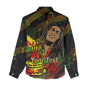 The Father of Reggae Women Casual Shirt - Legendary Birthday Tribute