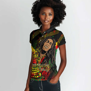 The Father of Reggae Women Polo Shirt - Legendary Birthday Tribute