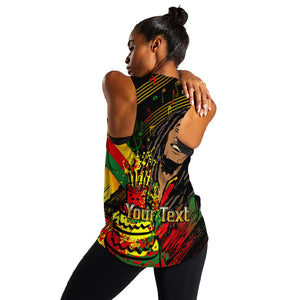 The Father of Reggae Women Racerback Tank - Legendary Birthday Tribute