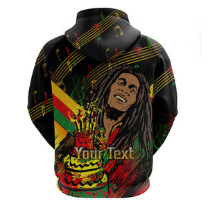 The Father of Reggae Zip Hoodie - Legendary Birthday Tribute