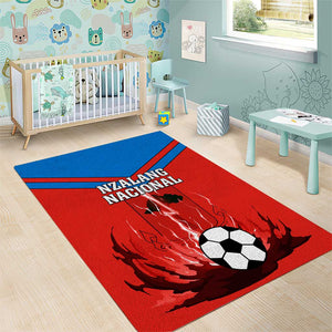 Support Nzalang Nacional - Equatorial Guinea Football Area Rug