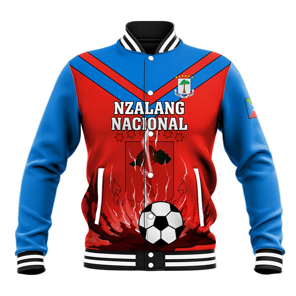 Support Nzalang Nacional - Equatorial Guinea Football Baseball Jacket LT01