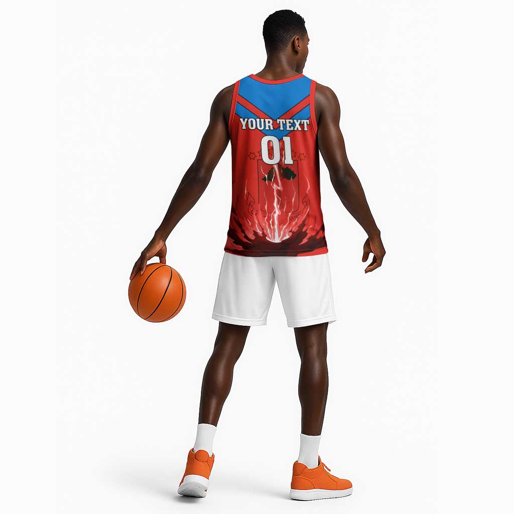 Support Nzalang Nacional - Equatorial Guinea Football Basketball Jersey LT01
