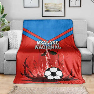 Support Nzalang Nacional - Equatorial Guinea Football Blanket