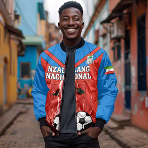 Support Nzalang Nacional - Equatorial Guinea Football Bomber Jacket