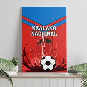 Support Nzalang Nacional - Equatorial Guinea Football Canvas Wall Art