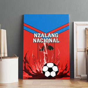 Support Nzalang Nacional - Equatorial Guinea Football Canvas Wall Art