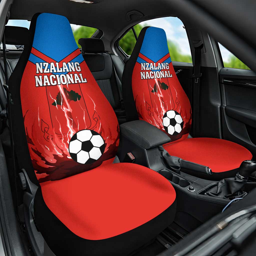 Support Nzalang Nacional - Equatorial Guinea Football Car Seat Cover