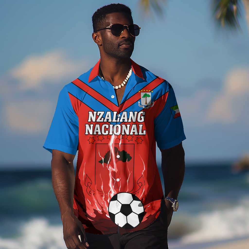 Support Nzalang Nacional - Equatorial Guinea Football Hawaiian Shirt