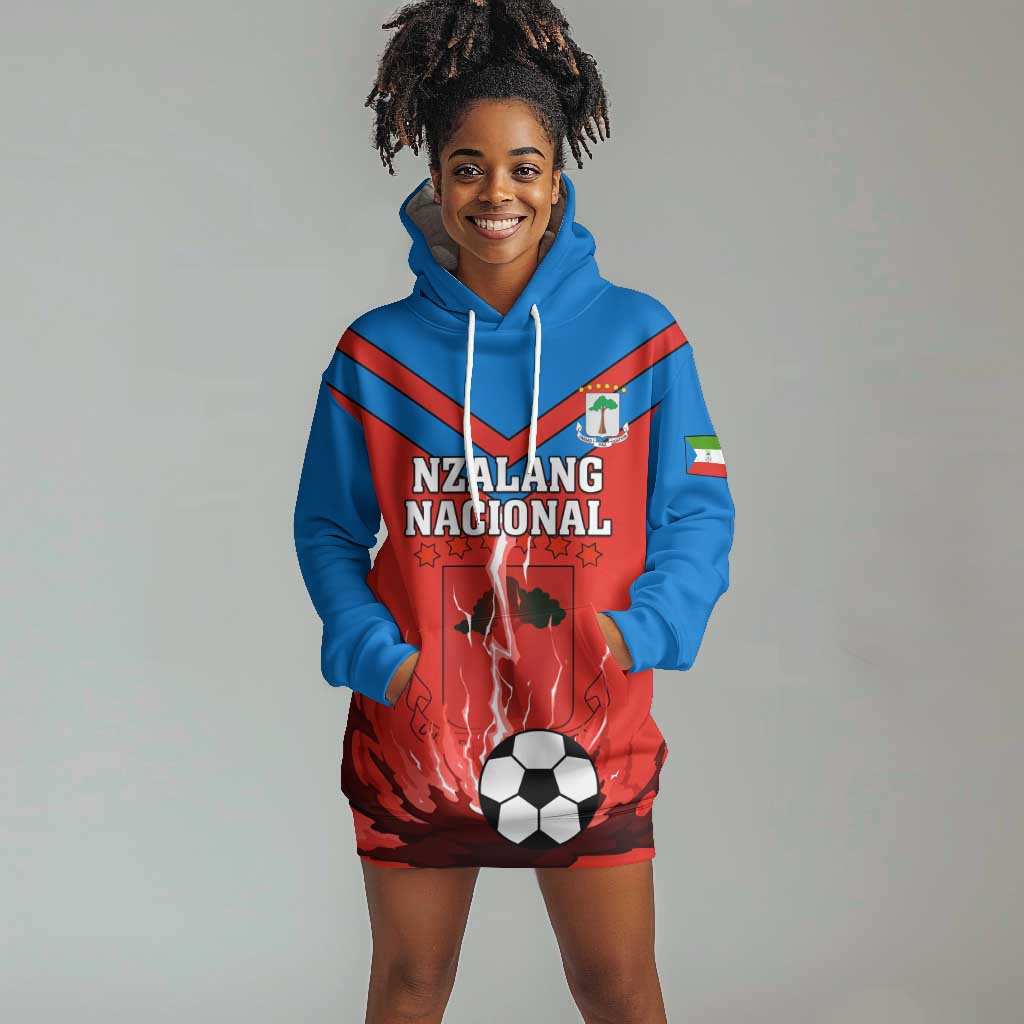 Support Nzalang Nacional - Equatorial Guinea Football Hoodie Dress