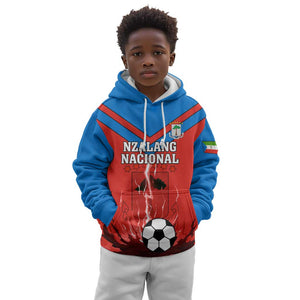 Support Nzalang Nacional - Equatorial Guinea Football Kid Hoodie