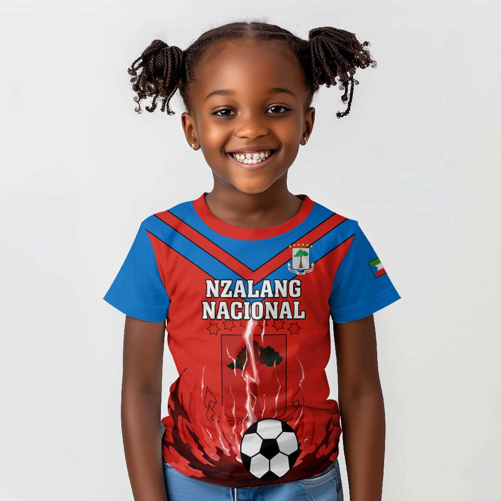 Support Nzalang Nacional - Equatorial Guinea Football Kid T shirt