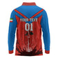 Support Nzalang Nacional - Equatorial Guinea Football Long Sleeve Polo Shirt