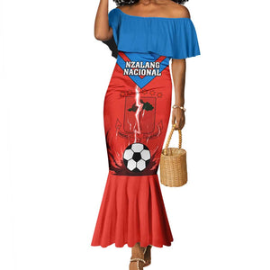 Support Nzalang Nacional - Equatorial Guinea Football Mermaid Dress