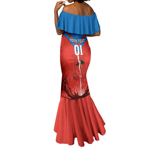 Support Nzalang Nacional - Equatorial Guinea Football Mermaid Dress