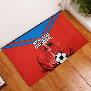 Support Nzalang Nacional - Equatorial Guinea Football Rubber Doormat