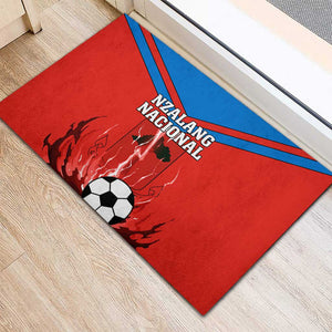 Support Nzalang Nacional - Equatorial Guinea Football Rubber Doormat