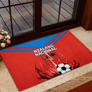 Support Nzalang Nacional - Equatorial Guinea Football Rubber Doormat