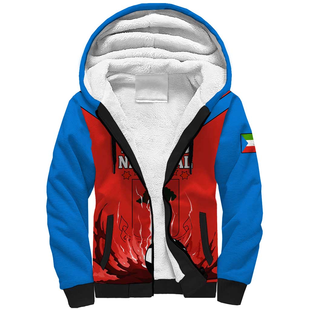 Support Nzalang Nacional - Equatorial Guinea Football Sherpa Hoodie