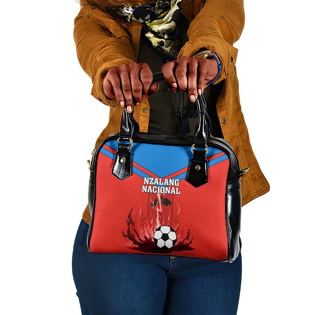 Support Nzalang Nacional - Equatorial Guinea Football Shoulder Handbag