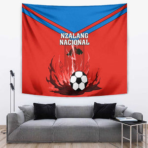 Support Nzalang Nacional - Equatorial Guinea Football Tapestry