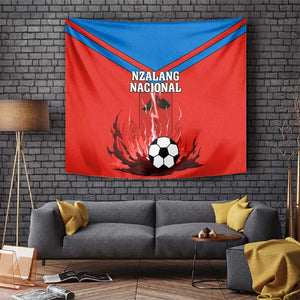 Support Nzalang Nacional - Equatorial Guinea Football Tapestry