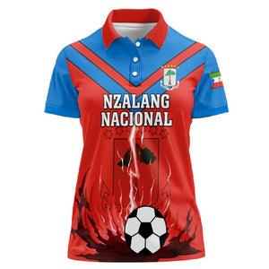 Support Nzalang Nacional - Equatorial Guinea Football Women Polo Shirt