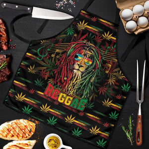 The Bahamas One Love Reggae Lion Apron Caribbean Reggae Spirit