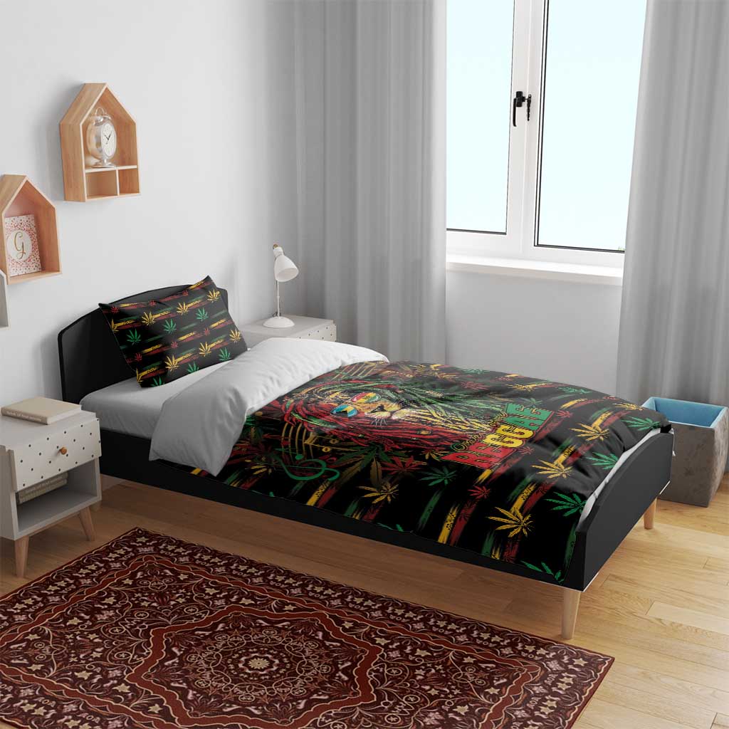 The Bahamas One Love Reggae Lion Bedding Set Caribbean Reggae Spirit