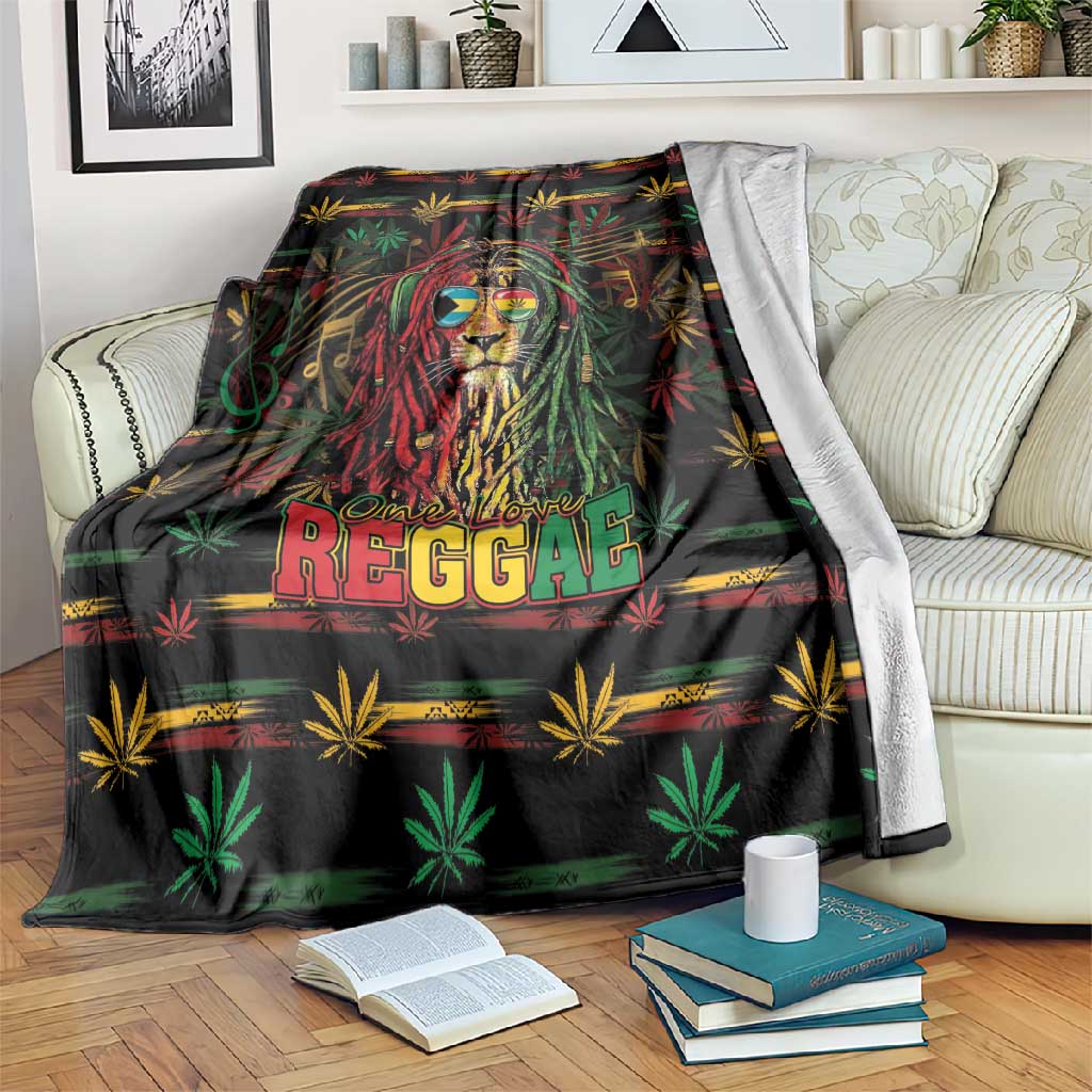 The Bahamas One Love Reggae Lion Blanket Caribbean Reggae Spirit
