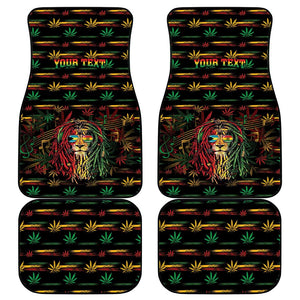 Personalized The Bahamas One Love Reggae Lion Car Mats Caribbean Reggae Spirit
