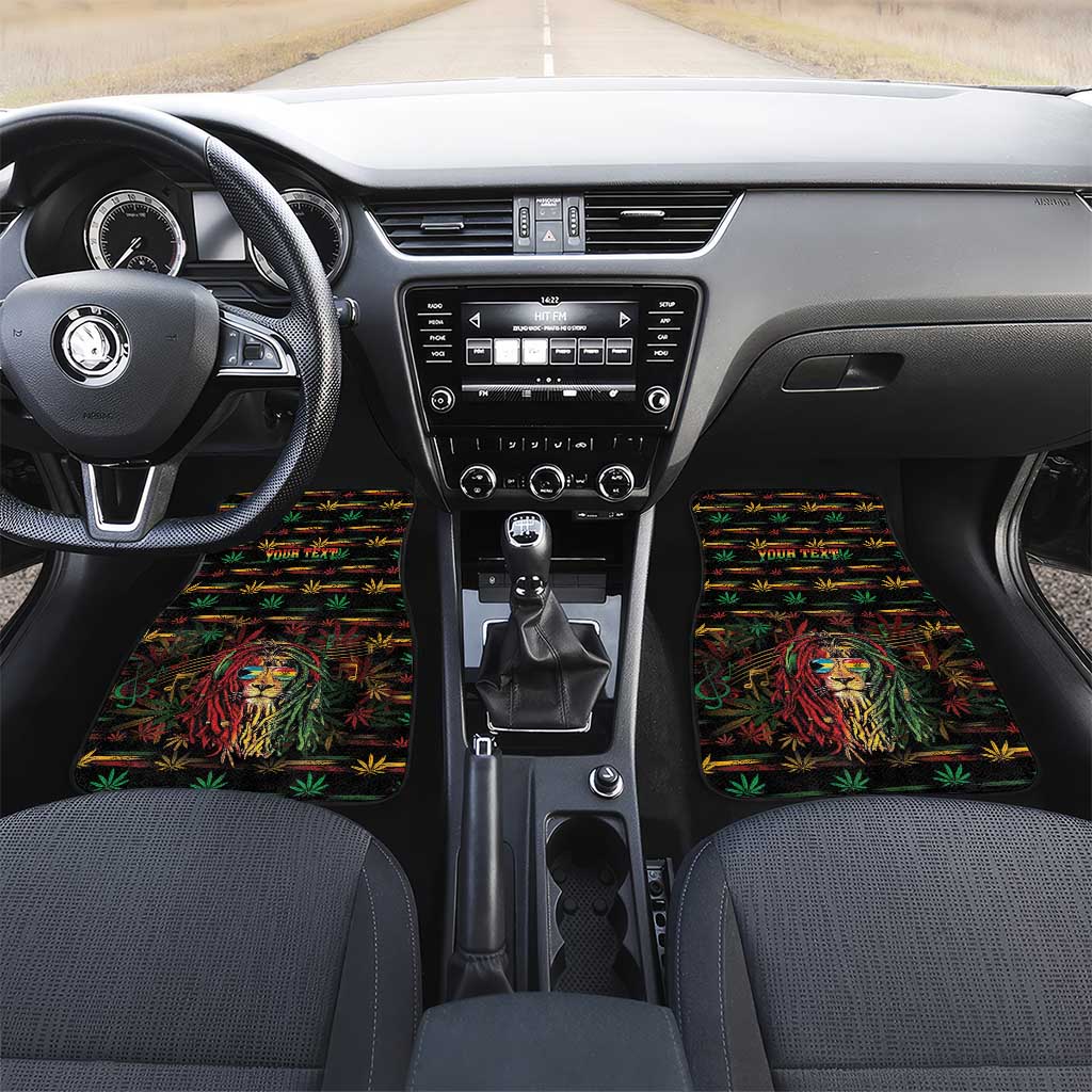 Personalized The Bahamas One Love Reggae Lion Car Mats Caribbean Reggae Spirit