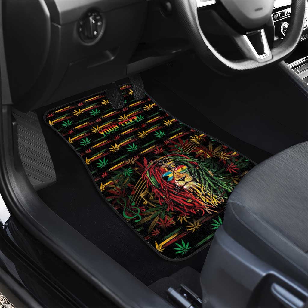 Personalized The Bahamas One Love Reggae Lion Car Mats Caribbean Reggae Spirit