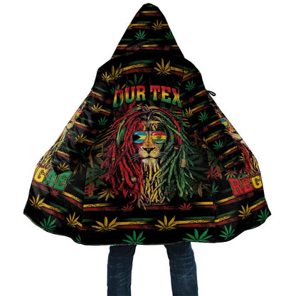 Personalized The Bahamas One Love Reggae Lion Cloak Caribbean Reggae Spirit