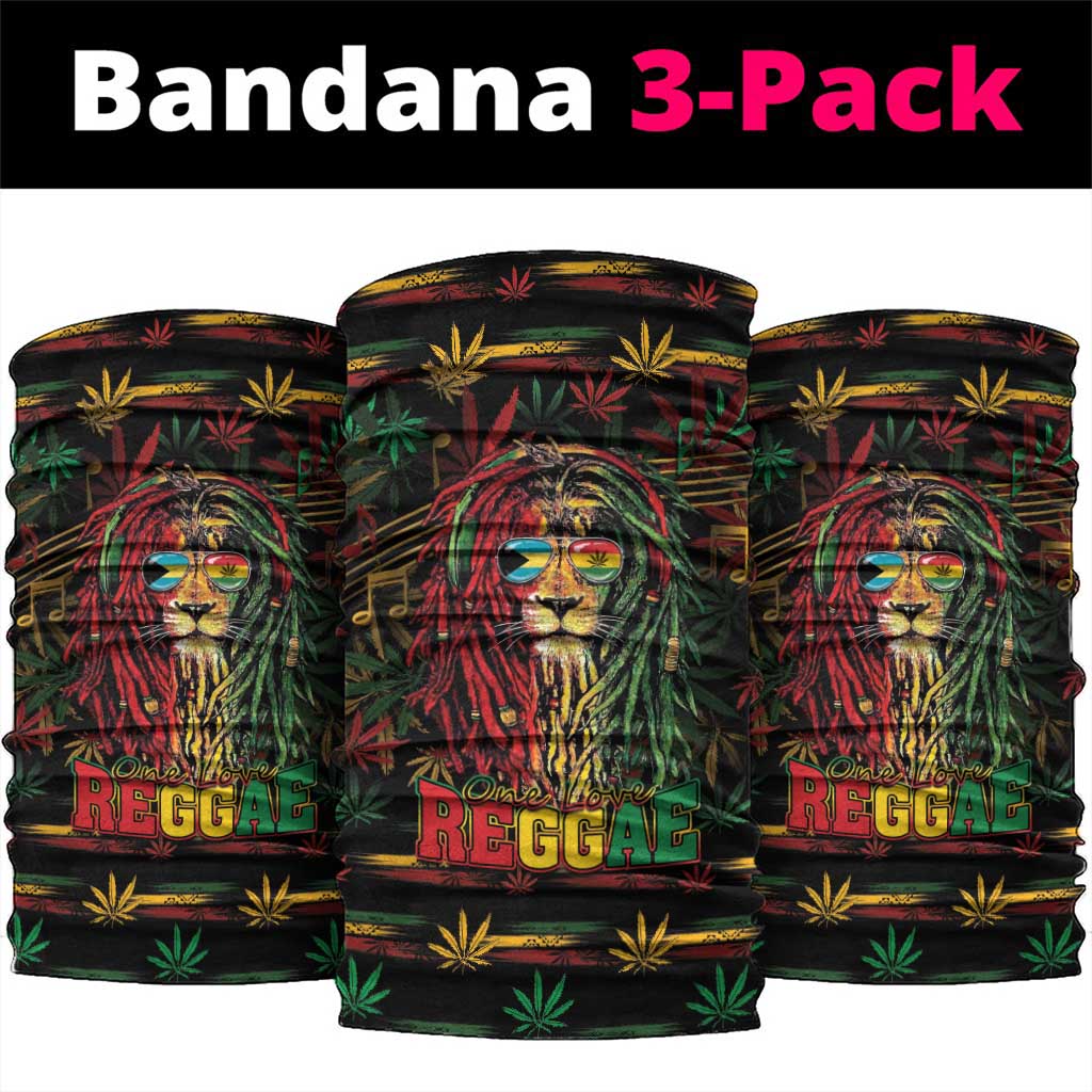 The Bahamas One Love Reggae Lion Neck Gaiter Caribbean Reggae Spirit