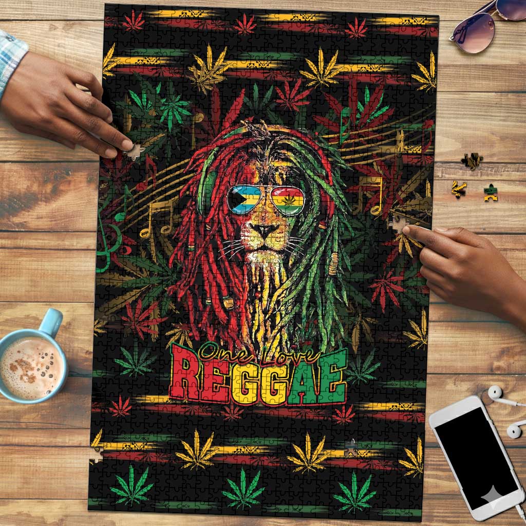 The Bahamas One Love Reggae Lion Puzzle Caribbean Reggae Spirit