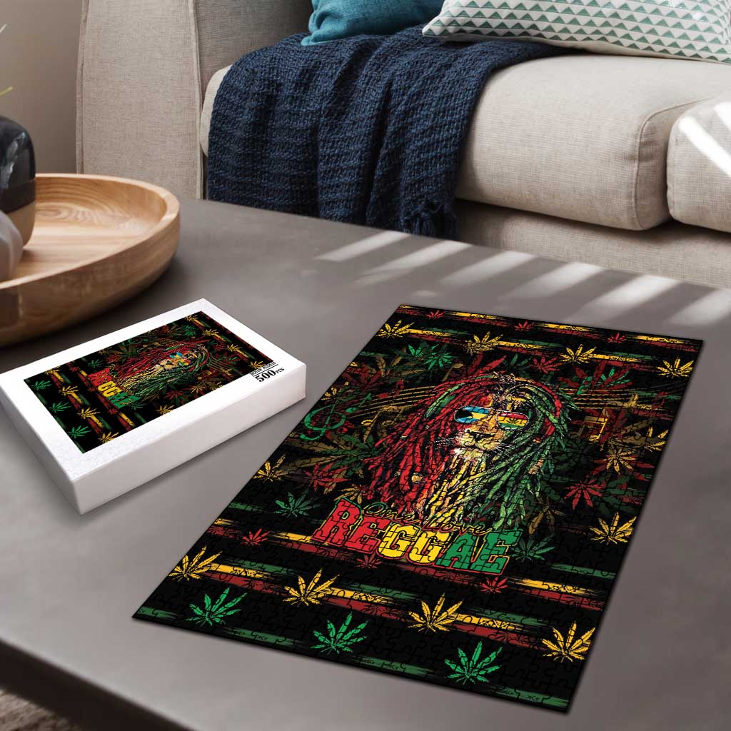 The Bahamas One Love Reggae Lion Puzzle Caribbean Reggae Spirit