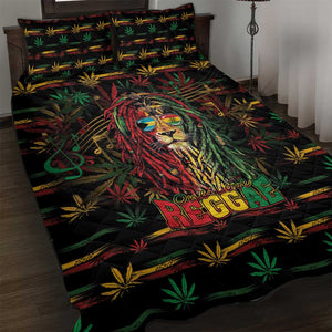 The Bahamas One Love Reggae Lion Quilt Bed Set Caribbean Reggae Spirit