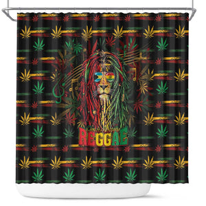 The Bahamas One Love Reggae Lion Shower Curtain Caribbean Reggae Spirit